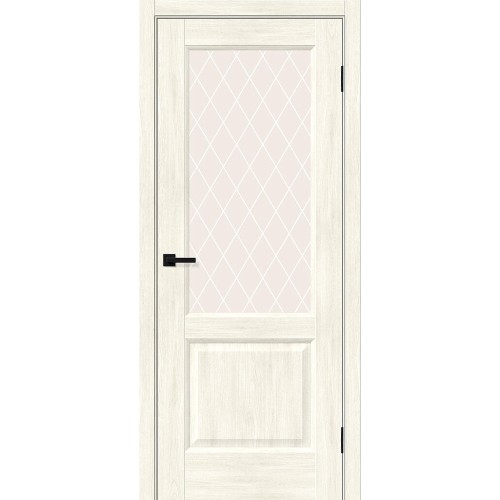 Неоклассик-33 цвет Nordic Oak, стекло White Сrystal, покрытие Эко-шпон, размер 200*80 см.