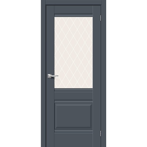 Прима-3 цвет Stormy Matt, стекло White Сrystal, покрытие Эмалит, размер 200*80 см.