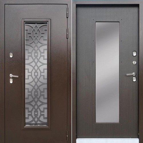 Металлическая Камила Медь/Винорит венге 205*86 левая