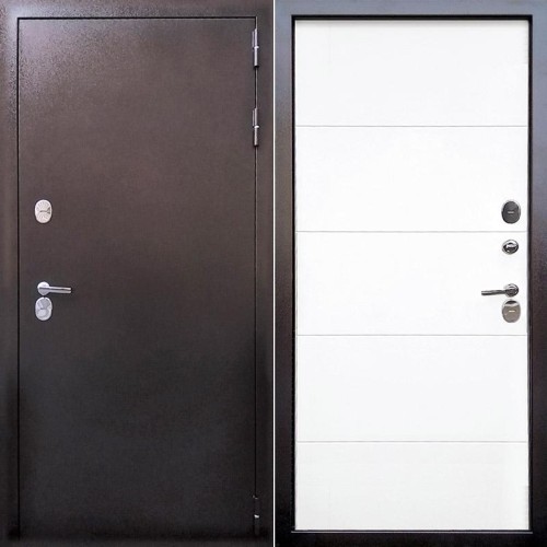 Металлическая Терма Медь/Дуб беловежский 205*86 левая