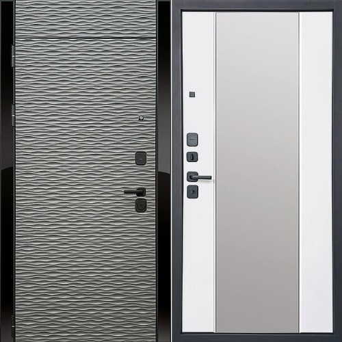 Тринити зеркало Дюна муссон/Белый (гладкий матовый) 205*86 правая