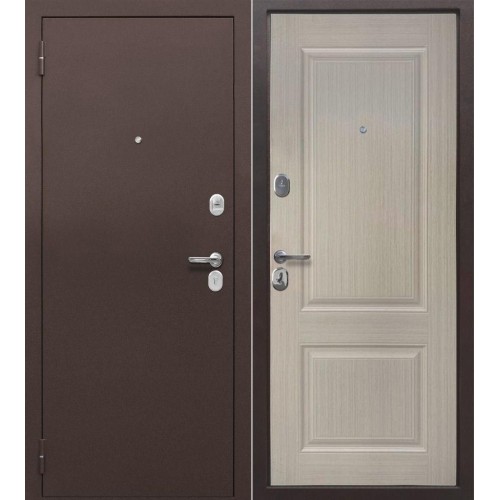 Гарда 6 мм. Антик медь / Бежевый клён 205*86 левая