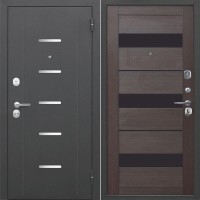 Металлическая Гарда 7,5 см. Муар / Царга Темный кипарис 205*96 правая