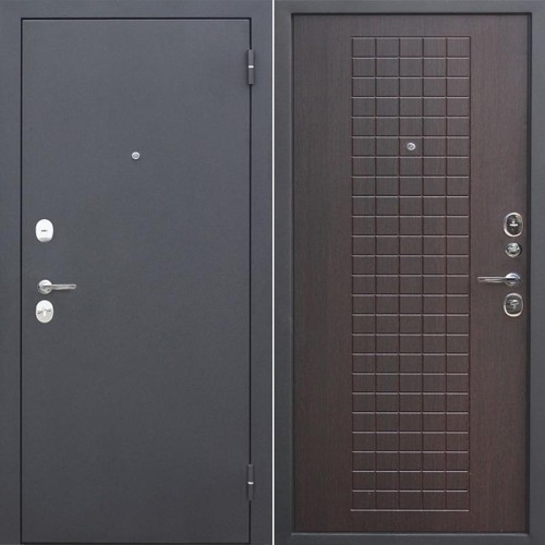 Металлическая Гарда 8 мм. Муар / Венге 205*96 правая