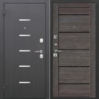 Металлическая Гарда 7,5 см. Серебро / Царга Дуб Неаполь Грей 205*96 левая