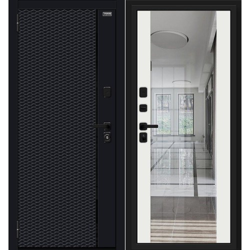 Матрикс-3 Total Black/Off-white 205*86 левая