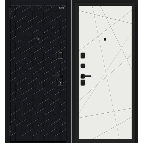 Кьюб (RBE) Total Black/Super White 205*86 левая