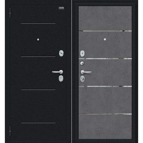 Лайн Букле черное/Slate Art 205*86 левая