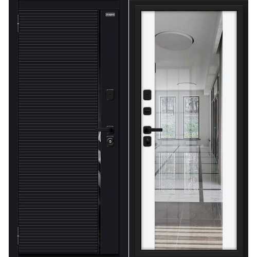 Лайнер/SBlack Black Carbon/White Silk 205*86 левая