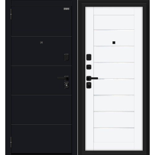 Прайм/SBlack Black Shell/White Silk 205*86 левая