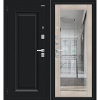 Флэш МФ/BChrome Букле черное/Cappuccino Melinga 205*86 левая