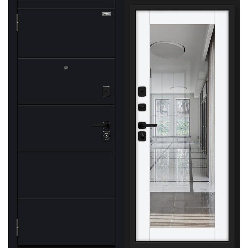 Флэт/SBlack Black Shell/White Silk 205*86 левая