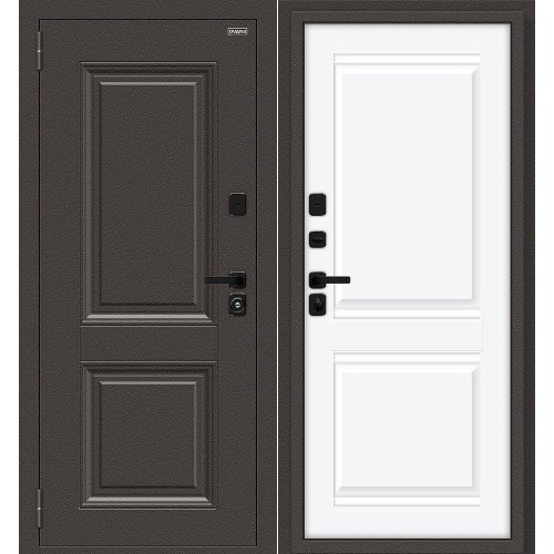 Thermo Некст/SBlack Старк шоколад/White Silk 205*86 левая